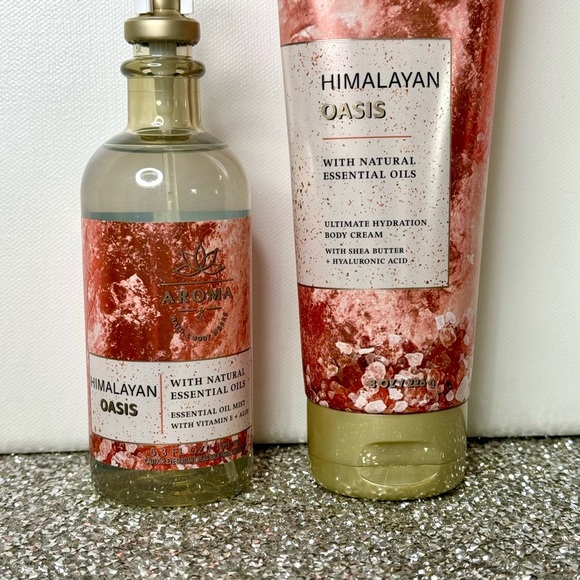 Bath and Body Works Aromatherapy Set Himalayan Oasis Lotion Set NWT - Picture 3 of 5